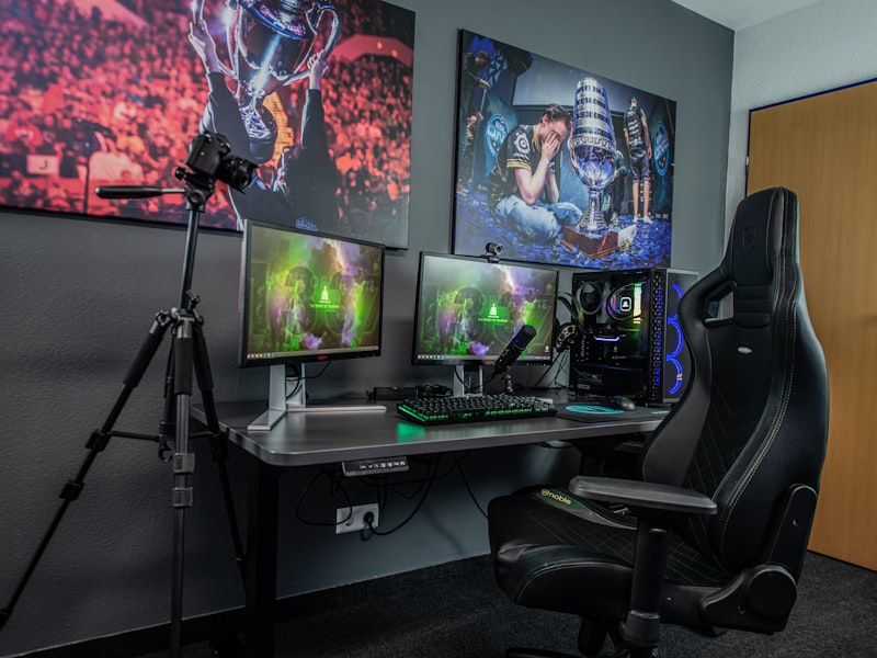 Coaches reviewing ranked gameplay in the studio